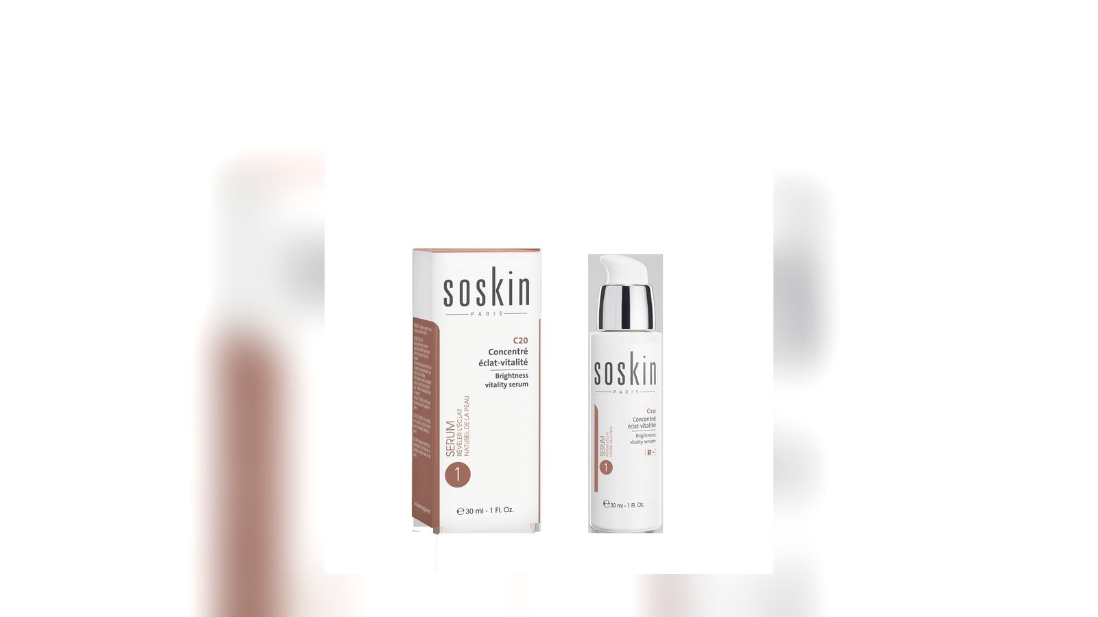 SOSKIN C20 Canlandırıcı Parlaklık Serumu — C vitamini bakımı