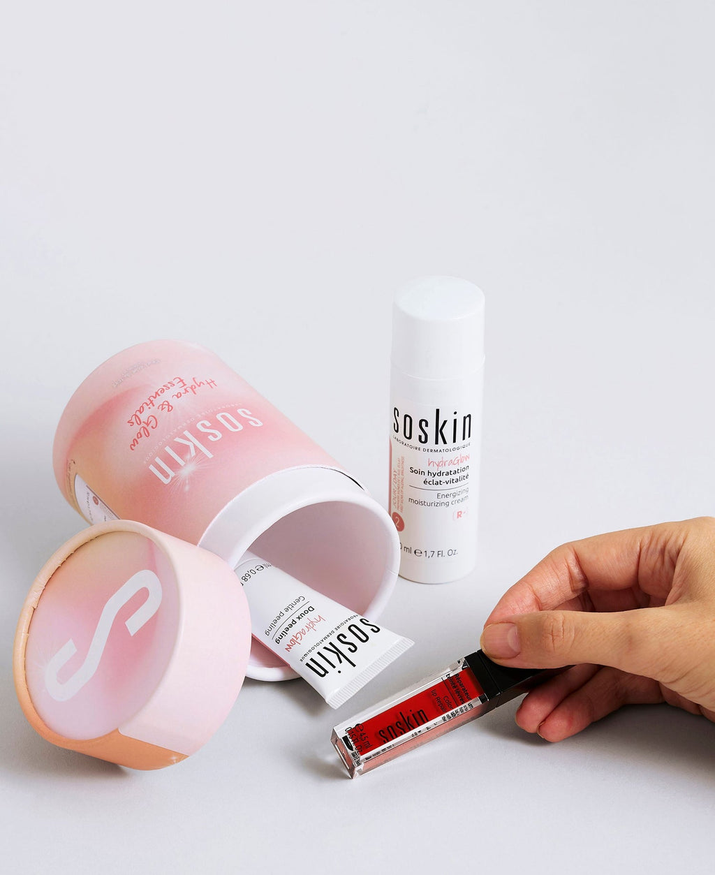 SOSKIN Hydra & Glow Essentials Seti bakım rutini