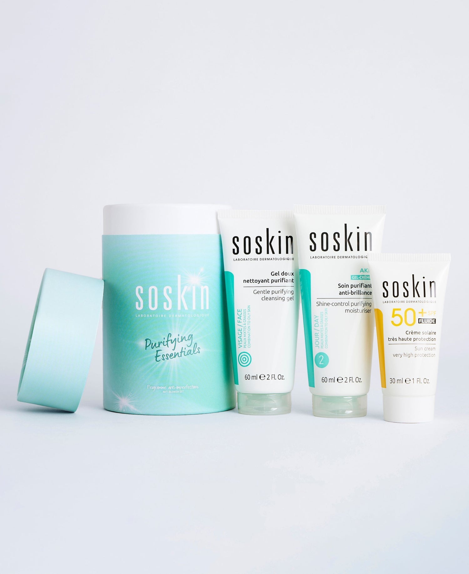 SOSKIN Purifying Essentials Arındırıcı Set ürün detayları