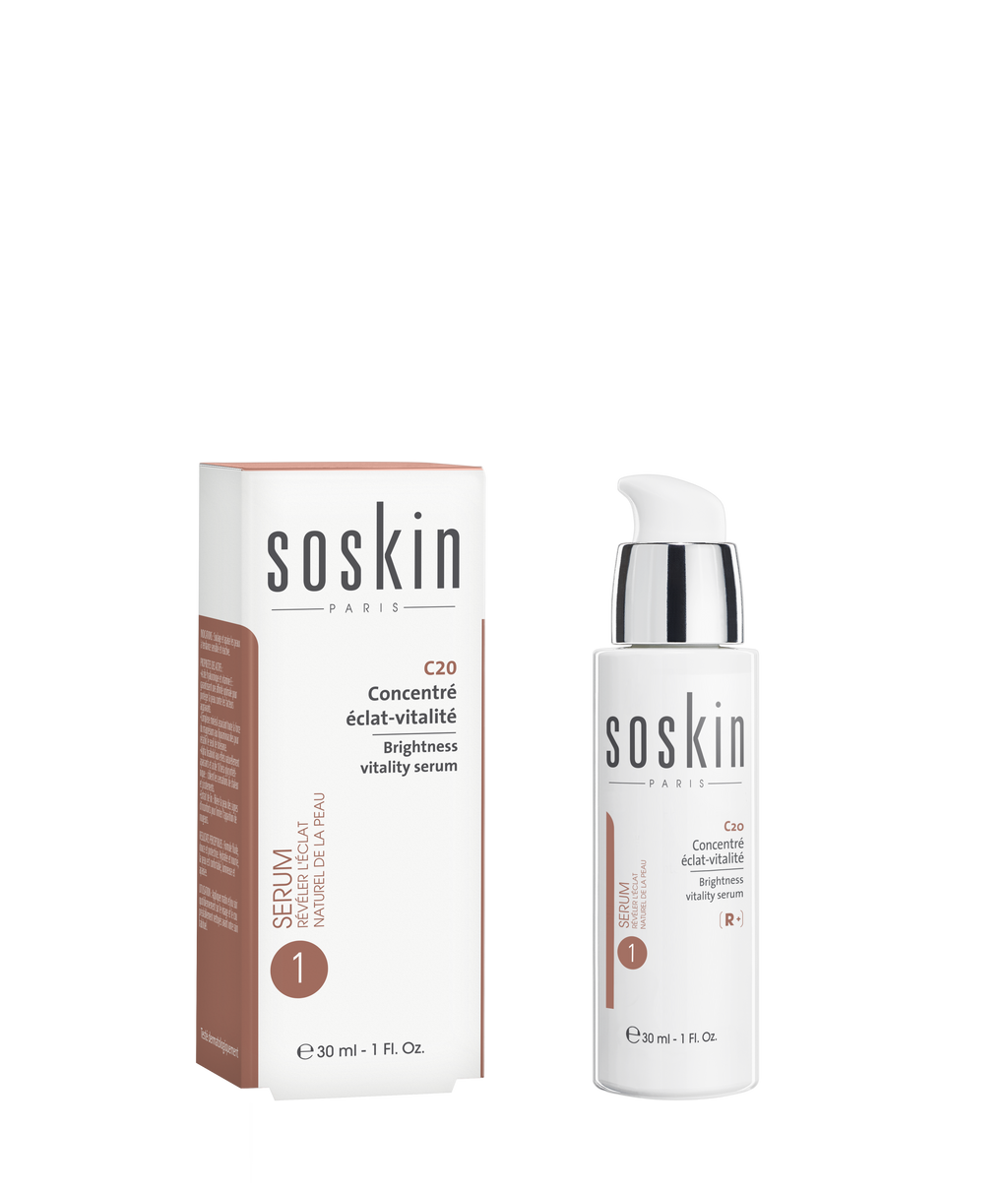SOSKIN C20 Canlandırıcı Parlaklık Serumu 30 ml