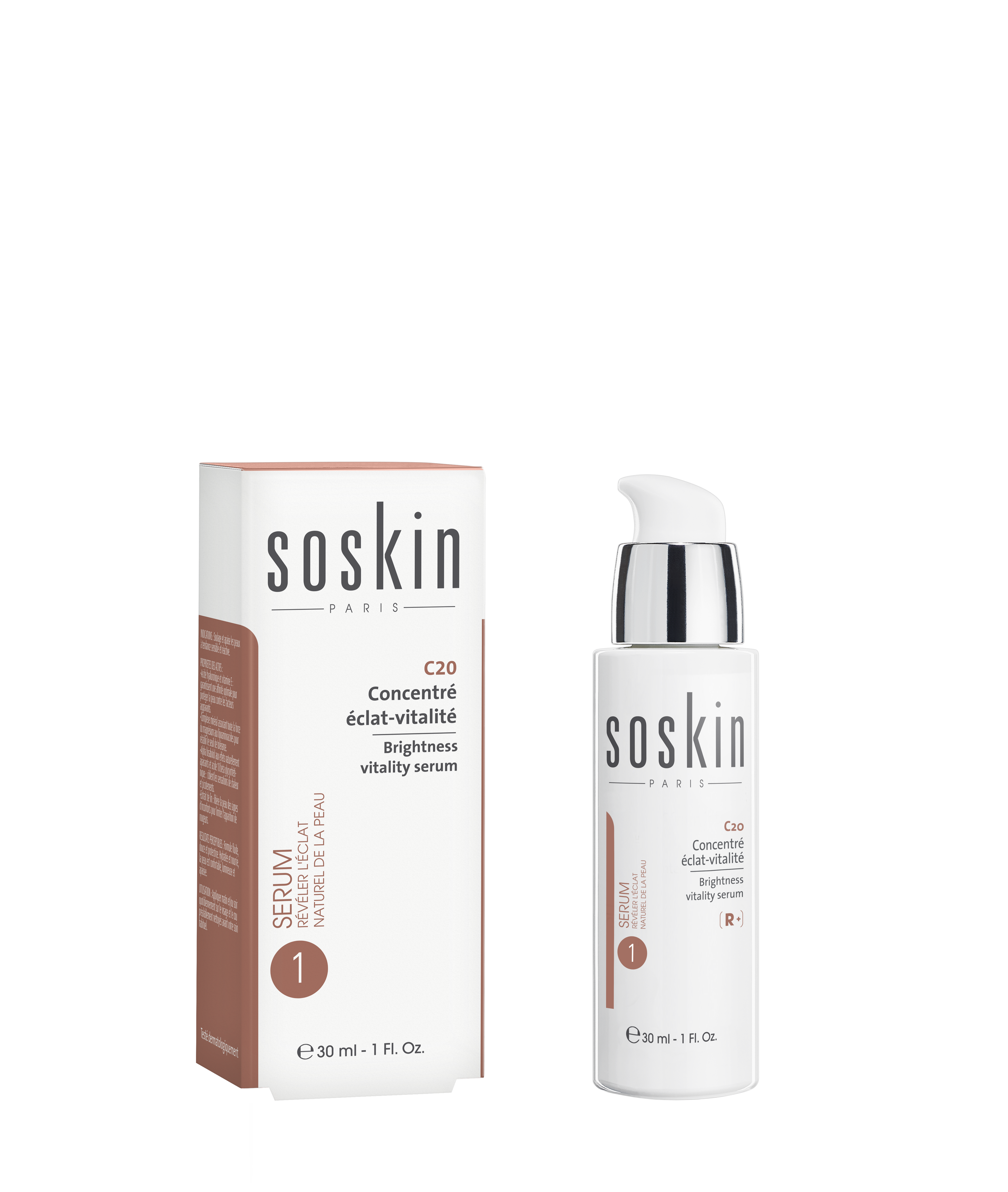SOSKIN C20 Canlandırıcı Parlaklık Serumu 30 ml