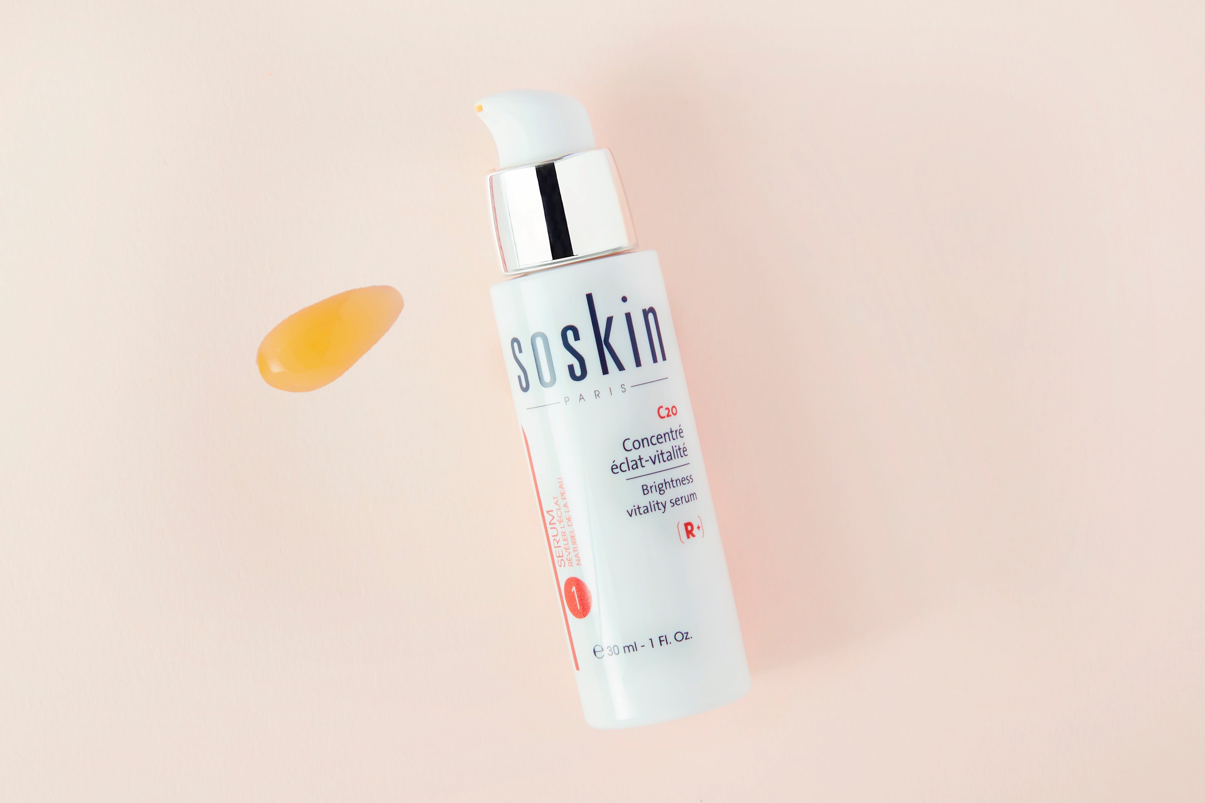 SOSKIN C20 Canlandırıcı Parlaklık Serumu 30 ml detay görünümü