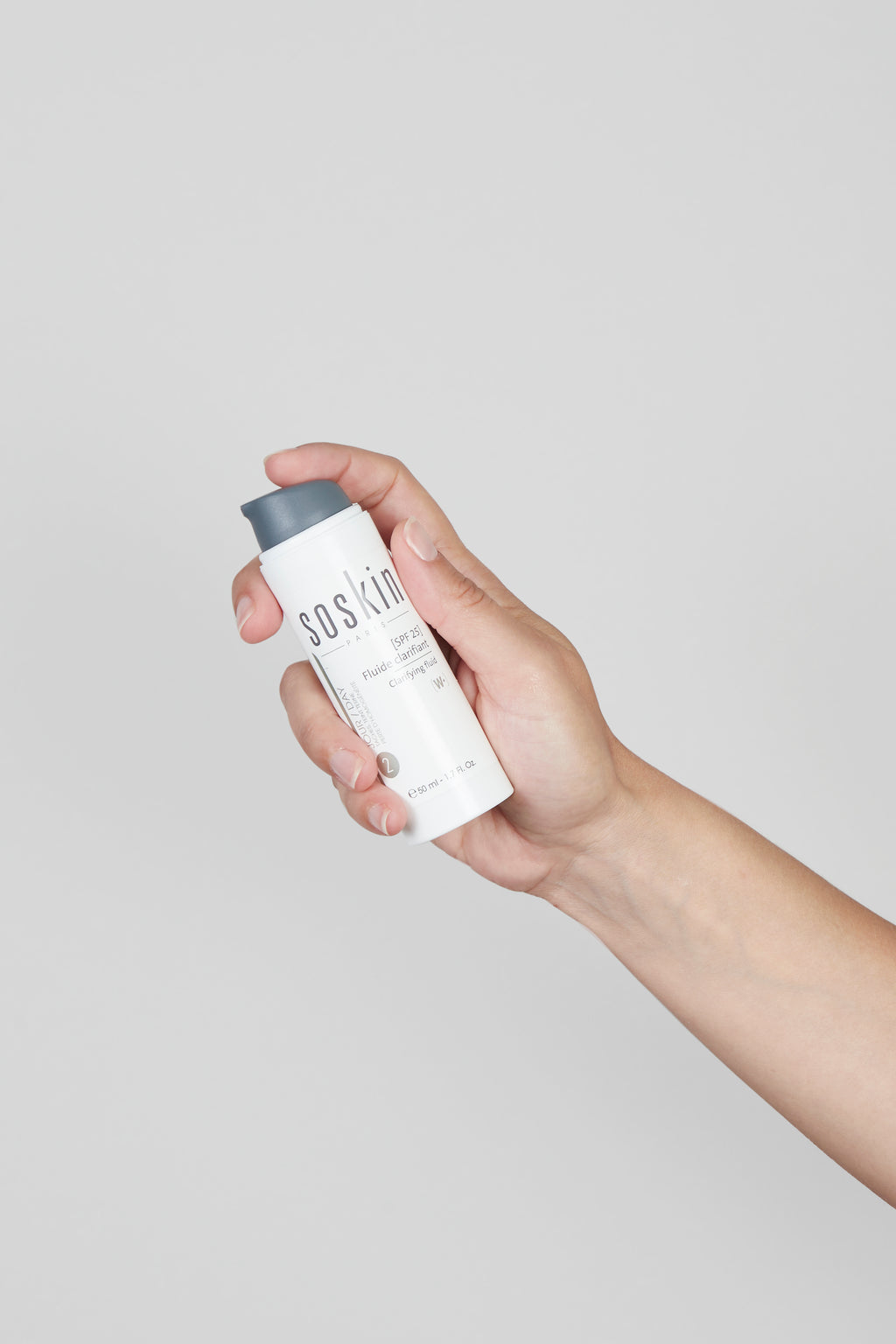 SOSKIN Meladerm Leke Karşıtı Gündüz Bakımı SPF25 50 ml ürün ambalajı
