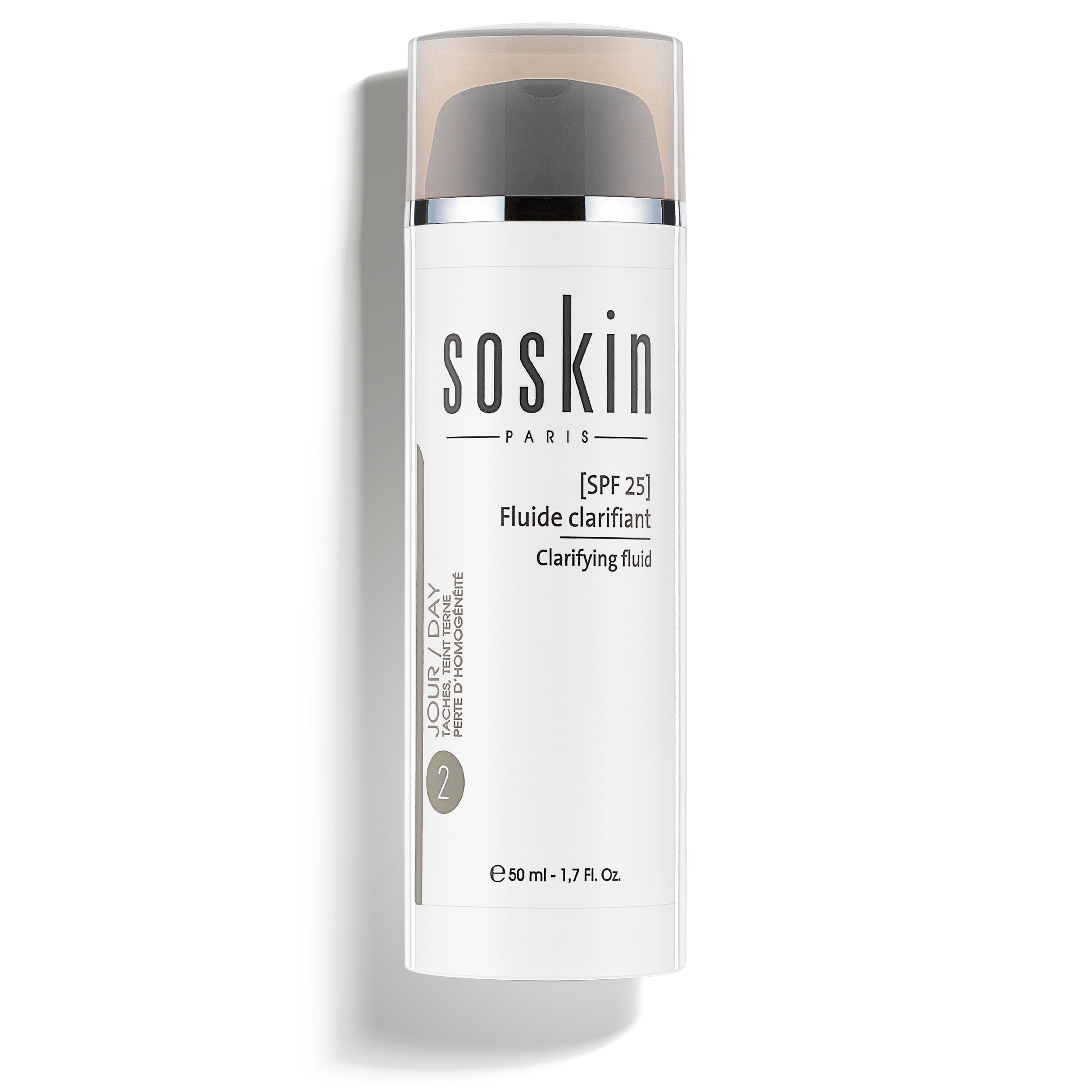 SOSKIN Meladerm Leke Karşıtı Gündüz Bakımı SPF25 50 ml kullanım ve doku görünümü