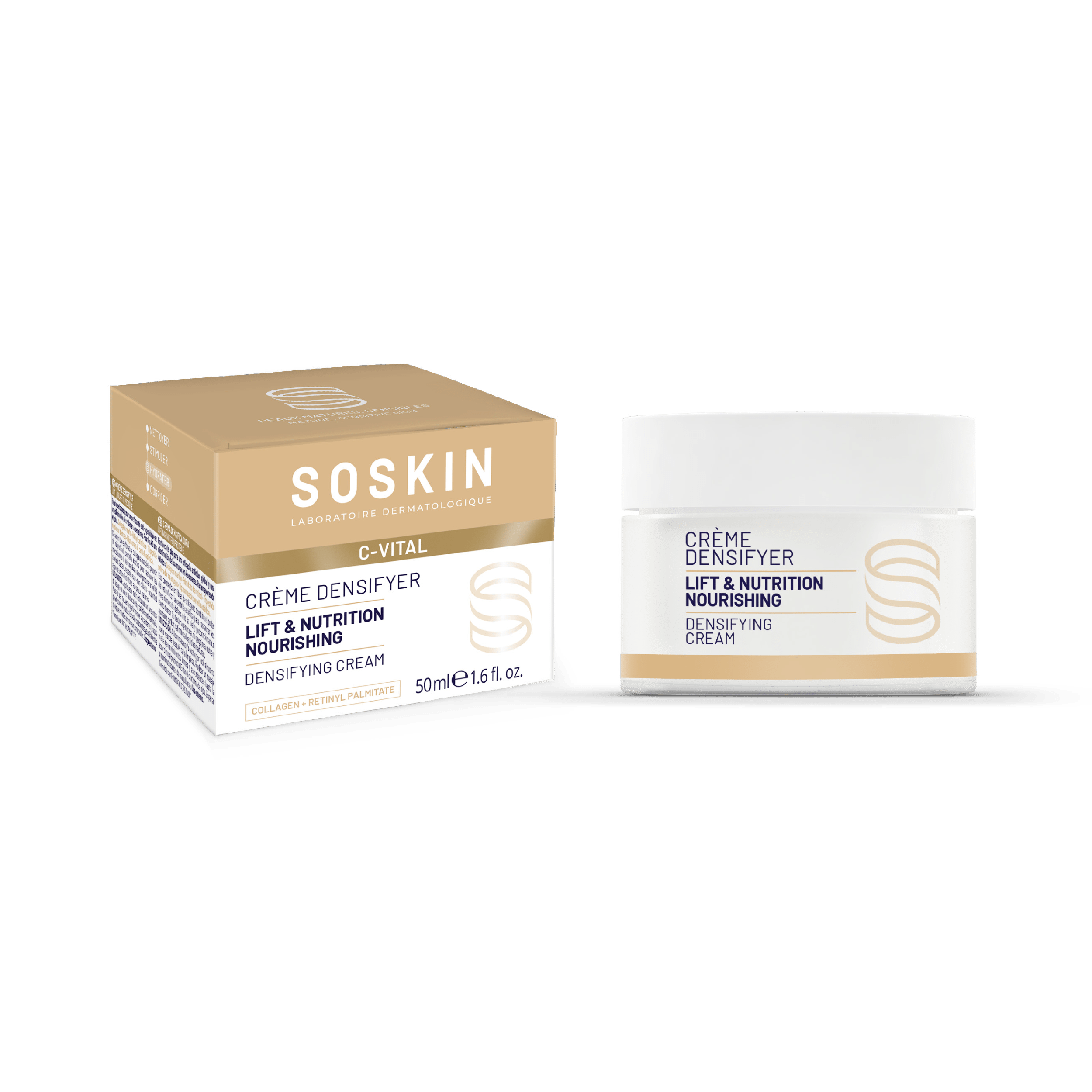 SOSKIN C-Vital Sıkılaştırıcı Onarıcı Krem 50 ml detay görünümü