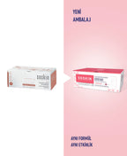 SOSKIN Cicaplex Yoğun Yeniden Yapılandırıcı Konsantre 20x1,5 ml kullanım ve doku görünümü