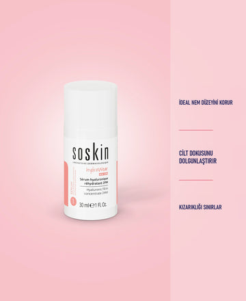 SOSKIN Hydrawear Hyalüronik Dolgunlaştırıcı Serum 30 ml