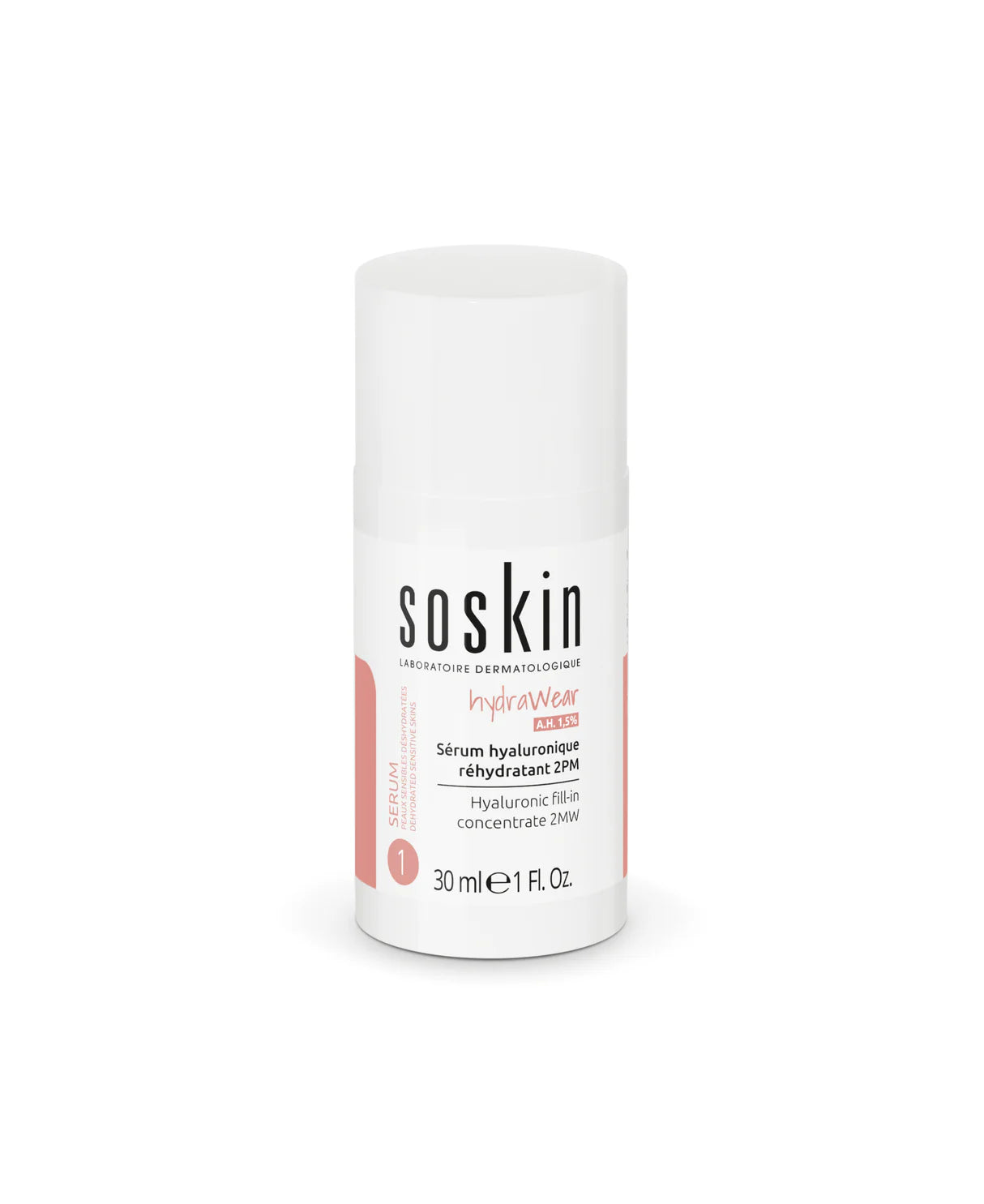 SOSKIN Hydrawear Hyalüronik Dolgunlaştırıcı Serum 30 ml kullanım ve doku görünümü