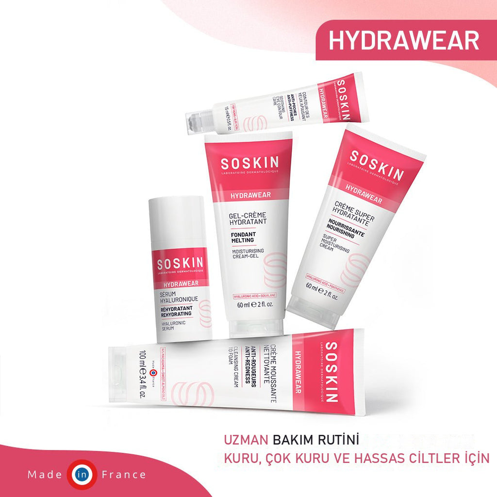 SOSKIN Hydrawear Hafif Dokulu Nemlendirici 60 ml aktif içerikleri