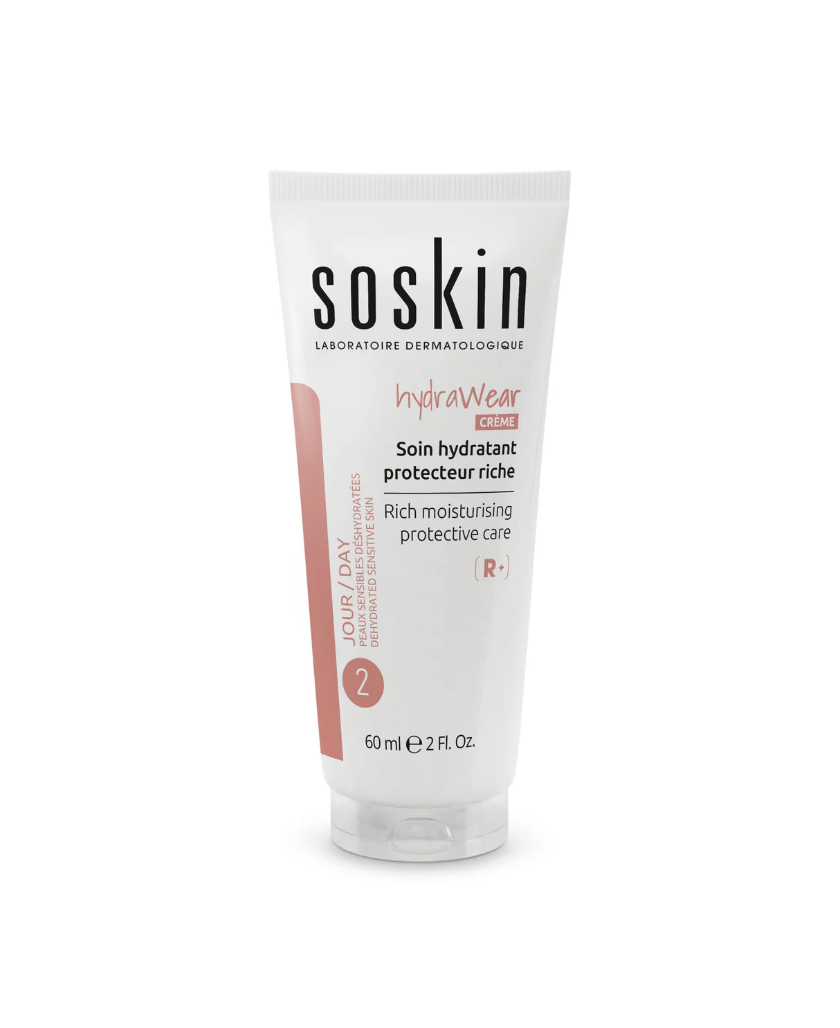 SOSKIN Hydrawear Zengin Nemlendirici Koruyucu Bakım 60 ml kullanım ve doku görünümü