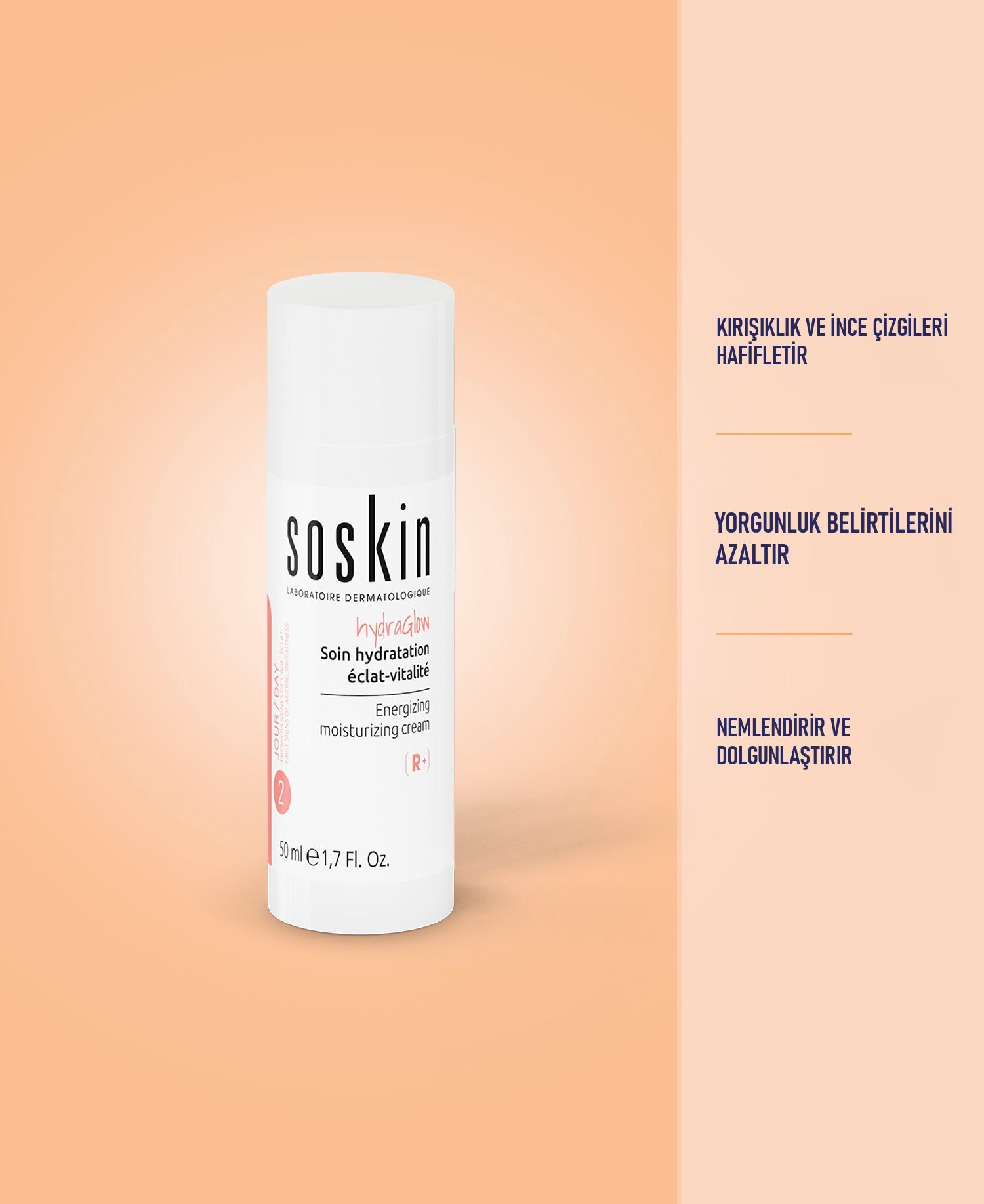 SOSKIN Enerji Verici Nemlendirici Bakım 50 ml