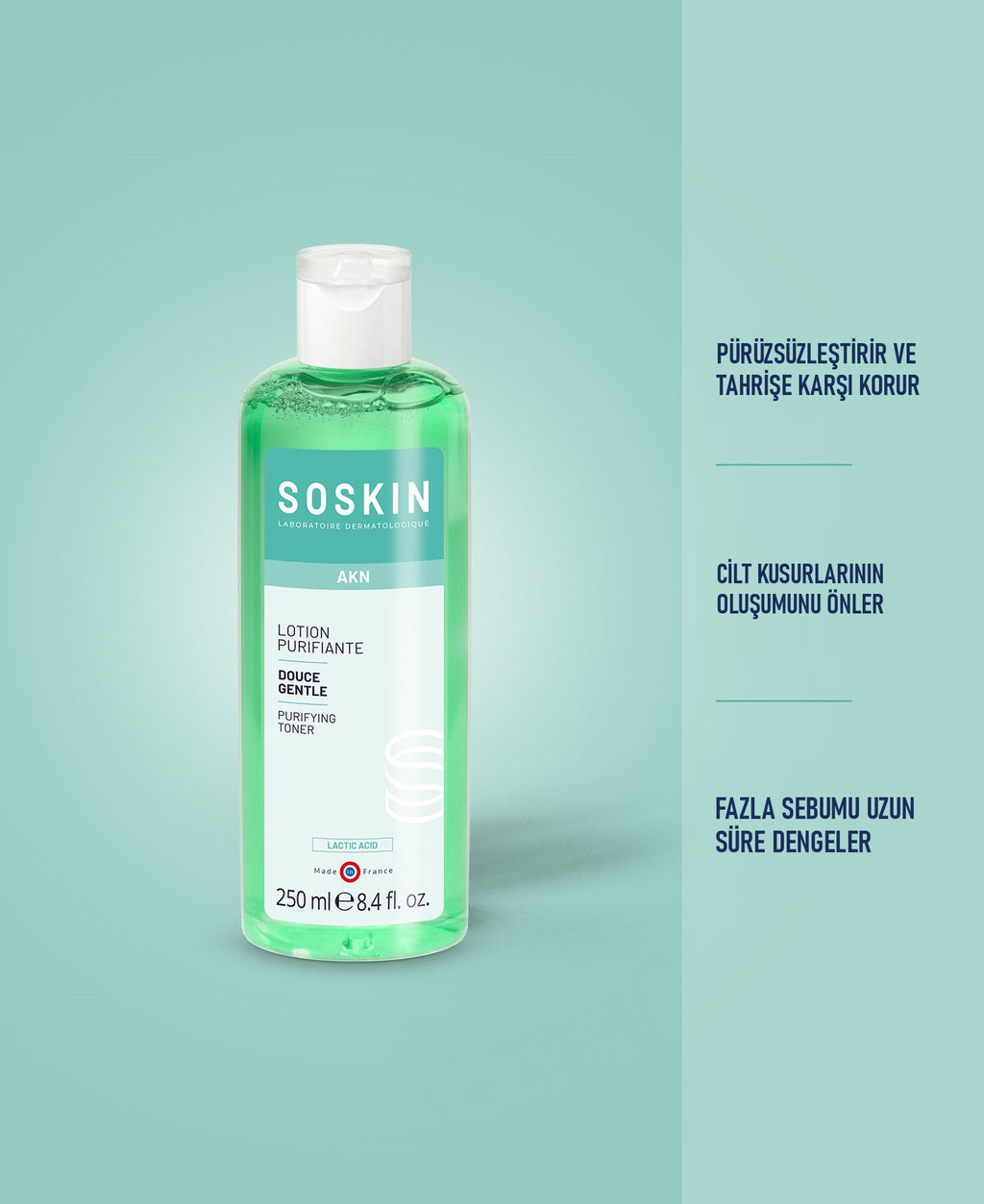 SOSKIN Arındırıcı Tonik 250 ml