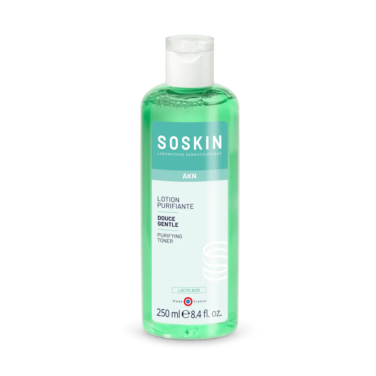 SOSKIN Arındırıcı Tonik 250 ml kullanım ve doku görünümü
