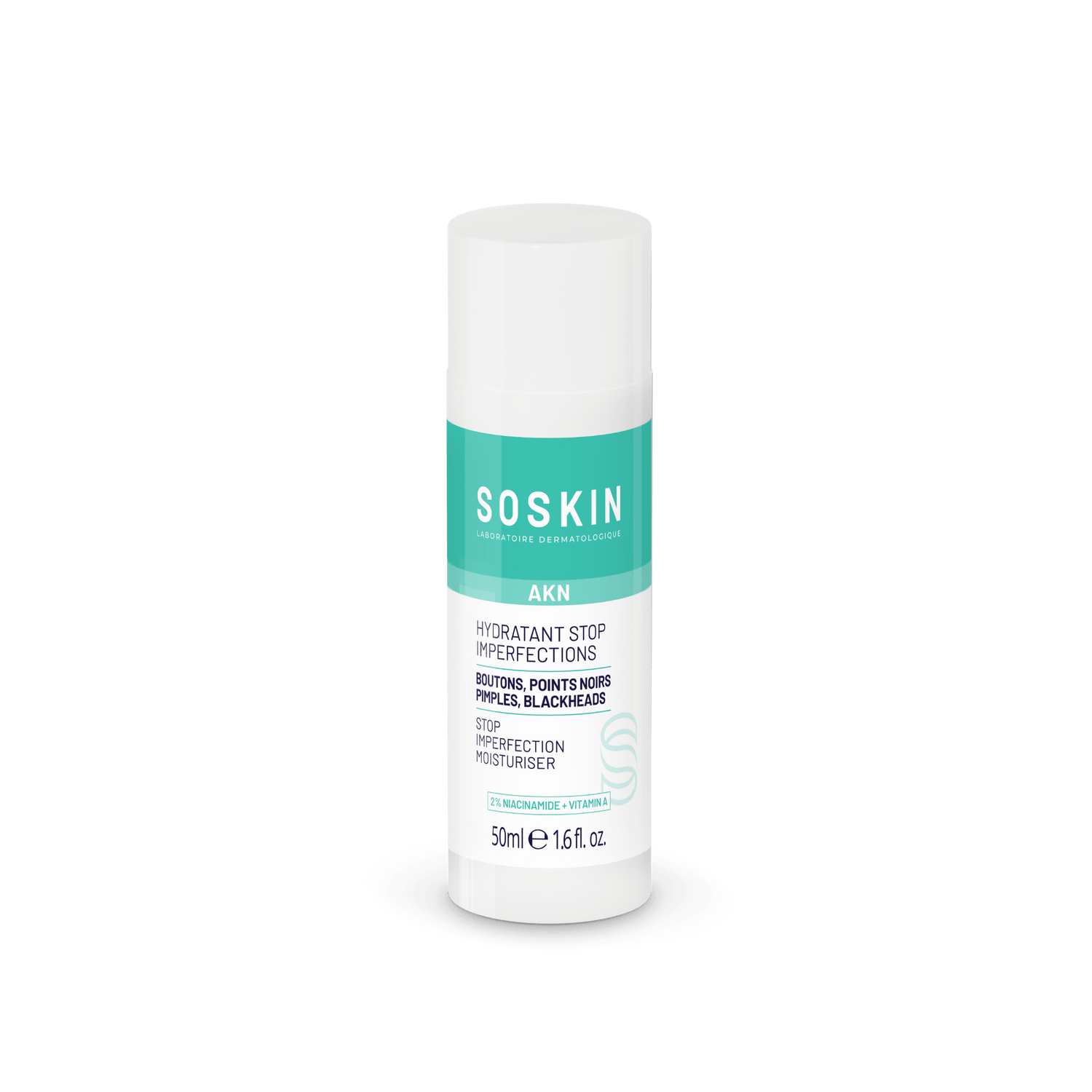 SOSKIN AKN Yağlı ve Akne Eğilimli Ciltler için Nemlendirici 50 ml