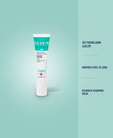 SOSKIN AKN Kusur Giderici Serum 15 ml ve ürün faydaları