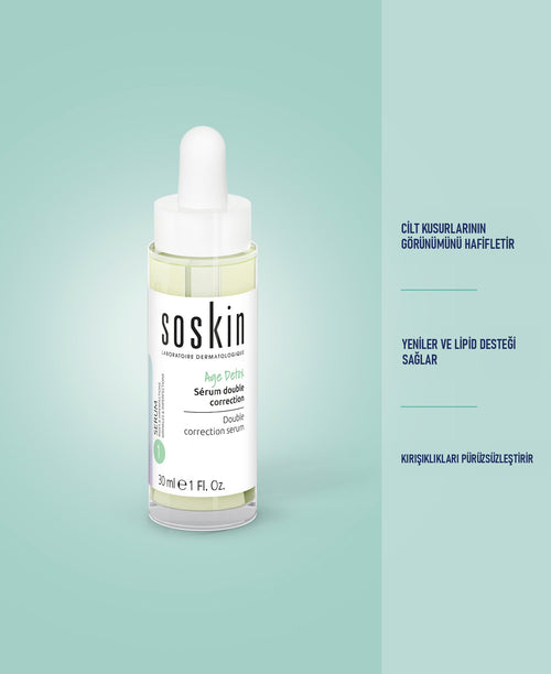 SOSKIN Age Detox Çift Etkili Serum 30 ml