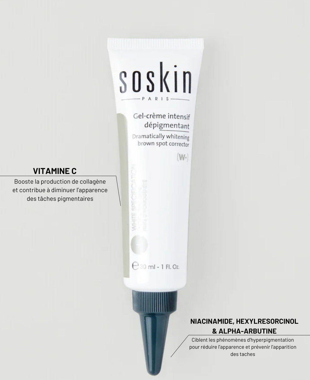 SOSKIN Meladerm Anında Etkili Kahverengi Leke Düzeltici 30 ml ürün özellikleri