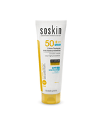 SOSKIN Yüz ve Vücut Güneş Kremi SPF50+ 125 ml ürün ambalajı