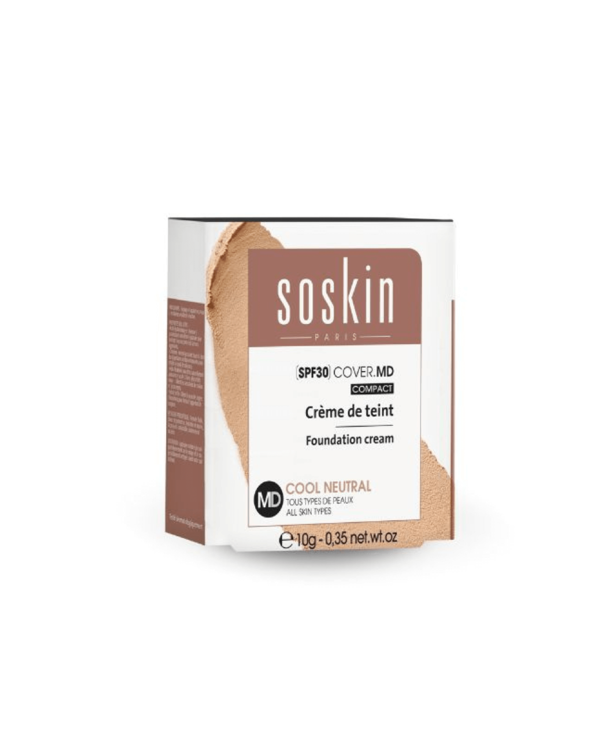 SOSKIN Cover MD Krem Fondöten 10 g detay görünümü