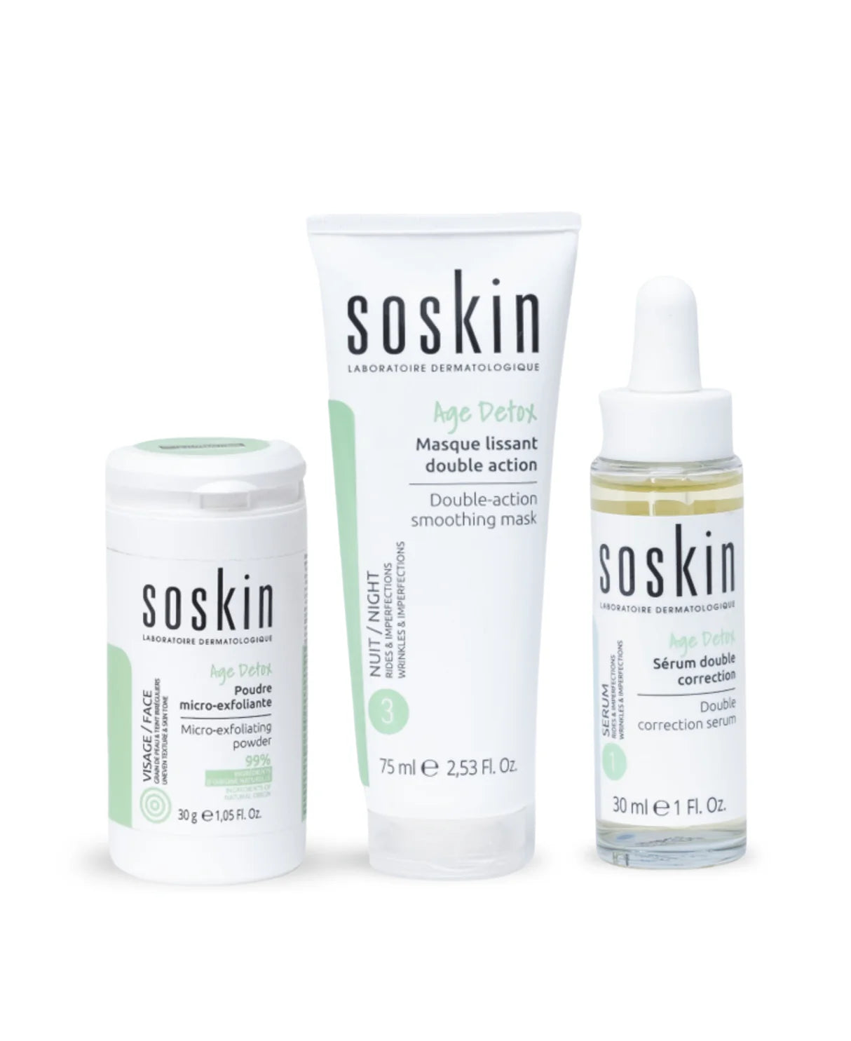 SOSKIN Kırışıklık ve Kusur Karşıtı Rutin