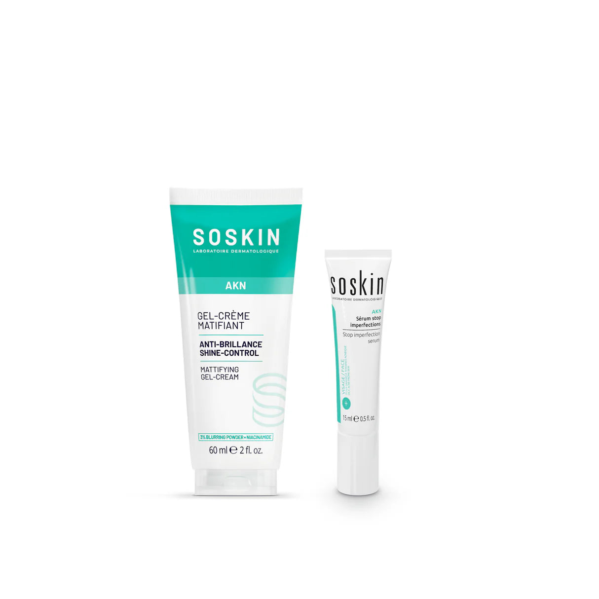 SOSKIN Arındırıcı Bakım & Kusur Giderici Serum İkilisi