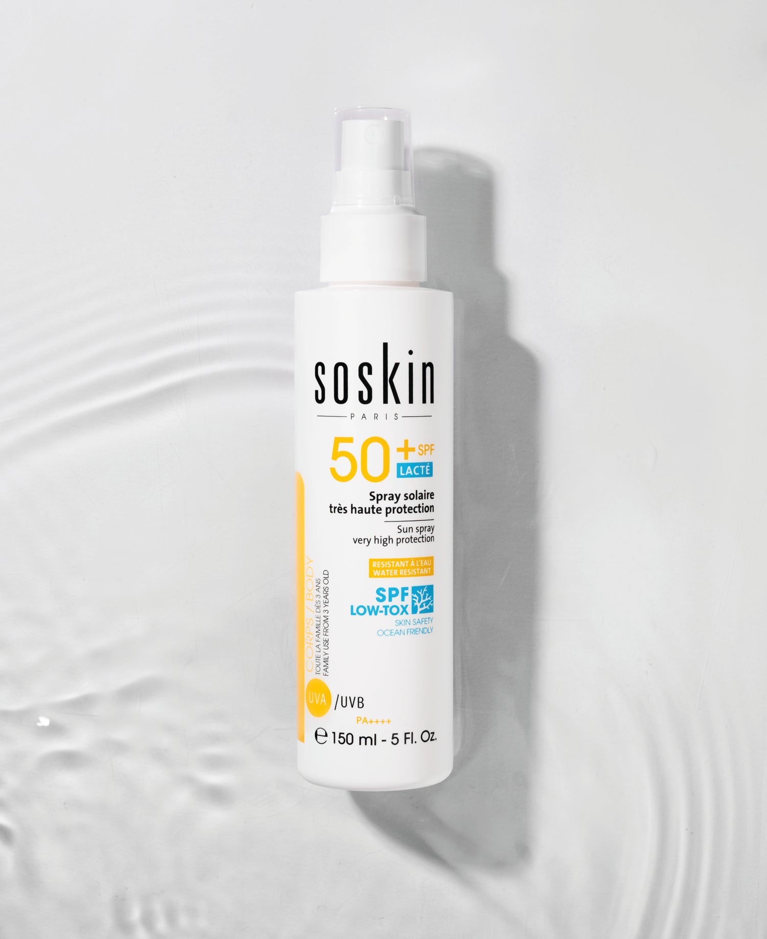 SOSKIN Yüz ve Vücut Güneş Koruması SPF50+ İkilisi aktif içerikleri