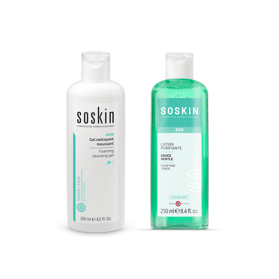 SOSKIN Jel Yıkama Köpüğü & Arındırıcı Tonik İkilisi