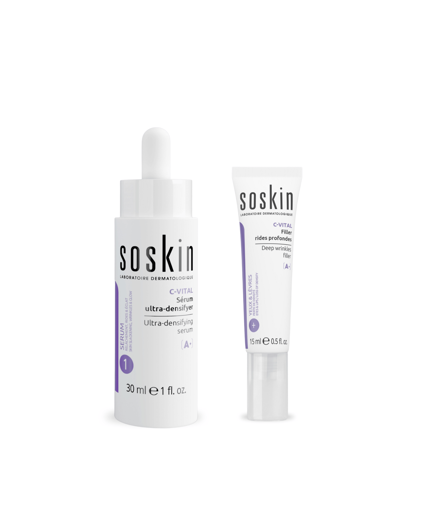 SOSKIN Ultra Yoğunlaştırıcı Serum & Kırışıklık Dolgusu İkilisi ürün özellikleri